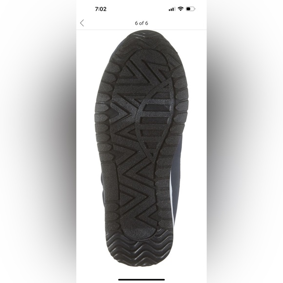 EUC / VGUC Size 10M Navy Zella Boy’s' Quilted Fleece Lined Snow Boot - Picture 5 of 9